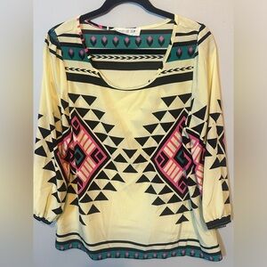 Women’s XL western/aztec shirt